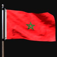 Flag of morocco