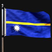 Flag of nauru