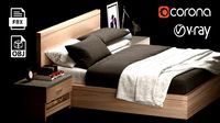 double bed modern 01