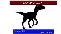 dinosaur low poly