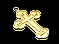 cross necklace model 02