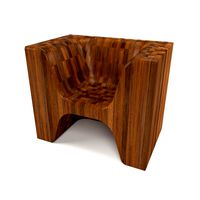wooden sofa