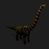 animated puertasaurus dinosaur