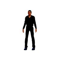 game ready character - rigged man