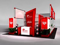 airasia 6 x 12 exhibition booth
