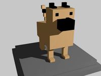 voxel dog - model 2
