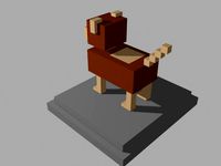 voxel dog - model 6