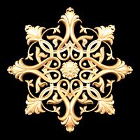 classic style carving rosette
