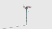 cell-phone communication tower with 4k textures