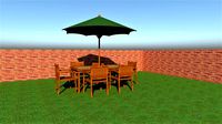table chair set exterior