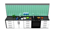 kitchen lowpoly