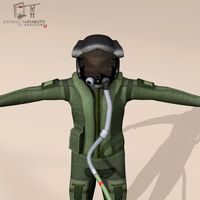 F35 pilot 3D Model