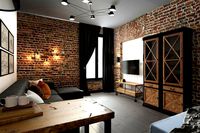 studio in the loft style