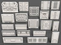 sci-fi panels - 20 pieces - collection - 1