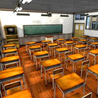 school classroom interior