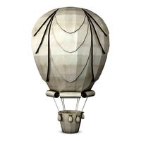 hot air balloon paper v 1