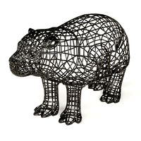 hippo statuette abstraction
