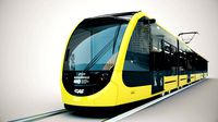 caf urbos tram 4k texture pbr ready low-poly
