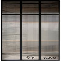 corrugated glass