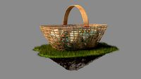 easter eggs basket