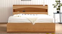 Groove LED Light Storage Bed Frame