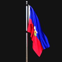 Flag of haiti 02
