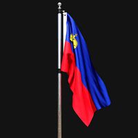 Flag of liechtenstein 02