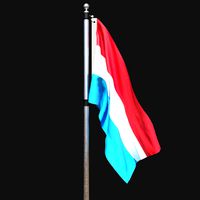 Flag of luxembourg 02