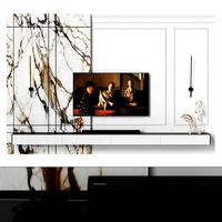 Wall with TV 043
