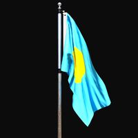 Flag of palau 02