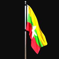 Flag of myanmar 02