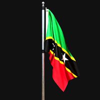 Flag of saint kitts and nevis 02