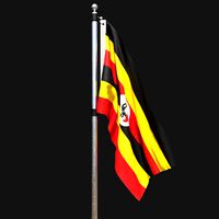 Flag of uganda 02