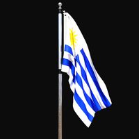 Flag of uruguay 02