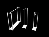 pack 3 clothes racks pack 3 mens tank top tshirt rack mens long sleeve t-shirt rack hanging pants