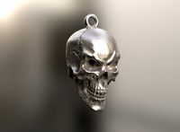 pendant - evil skull