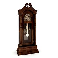 3d retro clock model