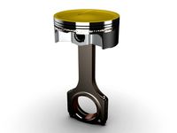 Piston connecting rod 3d