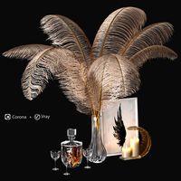 decorative set corona vray