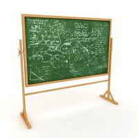 green chalkboard