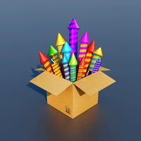 FIREWORKS BOX Low-poly