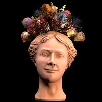 Face vase decoration 3