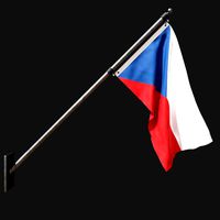 Flag of czech republic 03