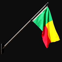 Flag of benin 03