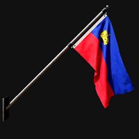 Flag of liechtenstein 03