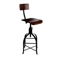 rustic drafting chair