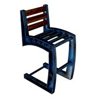 metal frame industrial chair