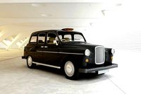 english taxi car