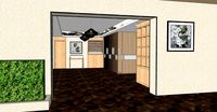 public building interior jewelry exhibition hall decoration design chinese style