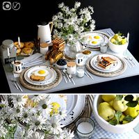 breakfast tableware